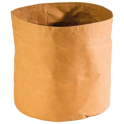 Paperbag rond sable en papier kraft, 24 cm Ø _1