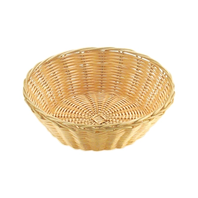 Corbeille en poly-rattan, 20 cm Ø,H: 7cm _1