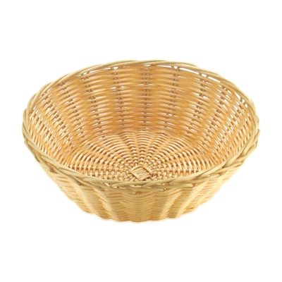 Corbeille en poly-rattan, 23 cm Ø, H: 8 cm _1