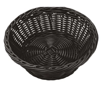 Corbeille en matiere synthetique noire, 21 cm Ø _1