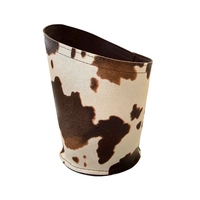 Brottasche Kegel, Ø 10 cm, H: 13 cm,  Sonoclean Souple, aussen Kuhfelloptik, innen braun