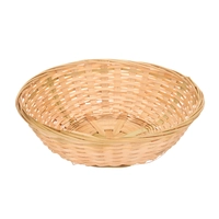 Corbeilles en bambou ronde, Ø 22 cm, H: 7 cm 