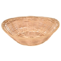 Bambus-Körbchen oval, 23x17.5 cm, H: 5 cm  