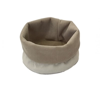 Smart Brotbag -Korb, Cord beige, Ø 15 cm, H: 10 cm Polyester Cord-Look, waschbar bei 30°