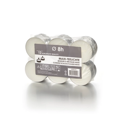 Bougies Maxi à chauffa-plat Maxi avec gobelet, Ø 5.7 cm, H: 2.2 cm, durée de combustion ca. 8 h_1
