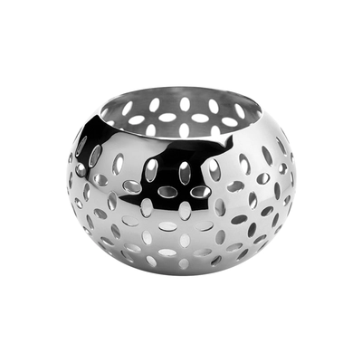 RW Sesame Teelicht, Ø 8.5 cm, H: 5.9 cm, polierter Edelstahl _1