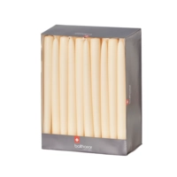 Bougies pointues 24 cm, Ø 2.2 cm, champagne 