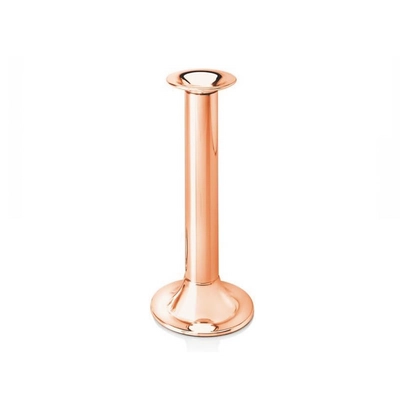 Chandelier pour 1 bougie, métal chromé, H: 16 cm _1