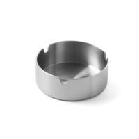 Cendriers en acier inox, mat, empilable 8 cm Ø 