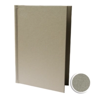 Canvas carte à clip A4, brun clair jusqu'à 25 feuilles à g/m²