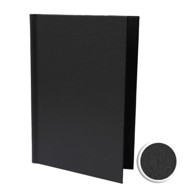 Canvas Klemmkarte A4, schwarz bis 25 Blatt à 120 g/m²_1