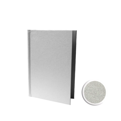 Canvas carte à clip A5, argent jusqu'à 25 feuilles à g/m²_1