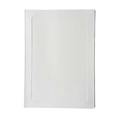 Skinlux Passepartout A4, blanc, 4 pages  Système d'élastiques, jusqu'à 4 pcs avec 100g/m²_1