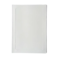 Skinlux Passepartout A4, blanc, 4 pages  Système d'élastiques, jusqu'à 4 pcs avec 100g/m²
