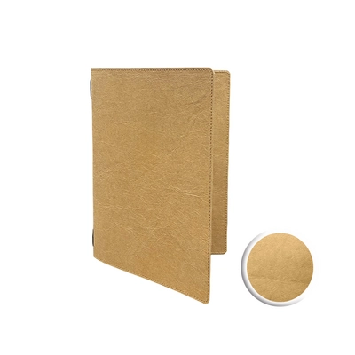 Washpaper Karte A5, beige System Gummizug_1