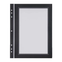 Omniframe Passe-partout A4 noir 