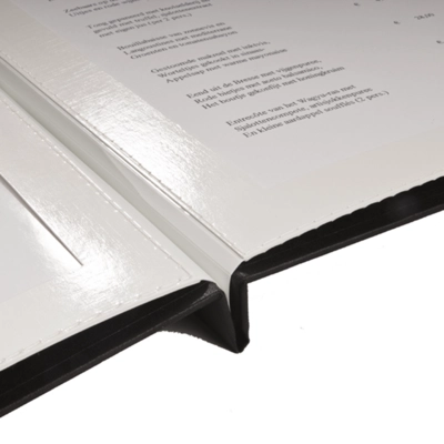 Passe-partout Luxe chemises à insérer A4, crème,  2 volets, 3 perforations_2