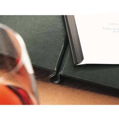Carte de menu, similicuir, beige, A4 _2