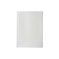A5 Passes-partout blanc pour 4 pages, système d'élastiques, jusque 25 feuilles