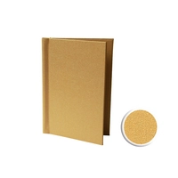 Canvas Klemmkarte A5, gold bis 25 Blatt à 120 g/m²