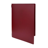 Ambiente Karte A4, bordeaux System Gummizug, glatt