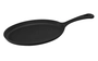 Gusseisen-Pfanne oval, 17x23 cm 