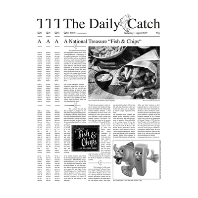 Wachspapier Daily Catch, 25 x 42 cm _1