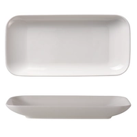 Move Plat en porcelaine blanc, 24 x 12 cm 