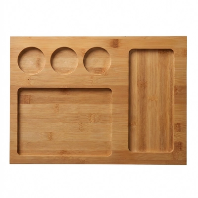 Plateau Bamboo à Hot Stone H: 2.5 cm, 40 x 28.8 cm _1