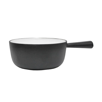 Caquelon à fondue noir, 20 cm Ø, 3-4 personnes _1