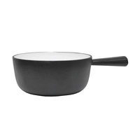 Caquelon à fondue noir, 20 cm Ø, 3-4 personnes 