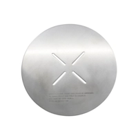 Rondelle Wärmeverteilplatte, Aluminium, 15.5 cm 