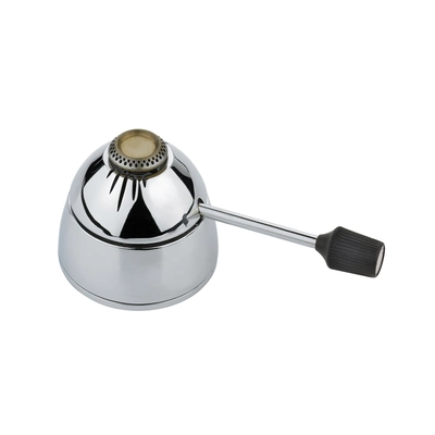 Brûleur à gaz inox, 8.5 cm Ø, mit Stiel 18cm, H: 6 durée de bruler 7.5h_1