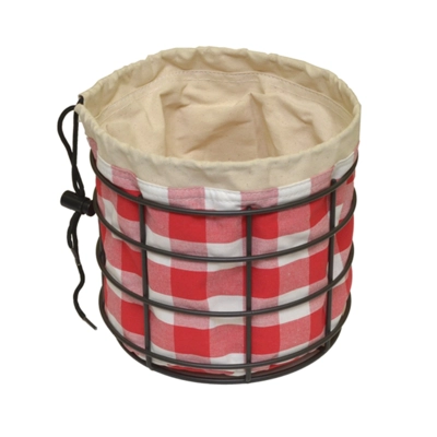 Karo Sac à pommes de terre corbeille noir, 19 x 21cm_1