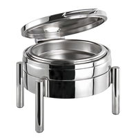 Premium Chafing Dish Induktion, inox, GN 1/1, 6 L, inclus support