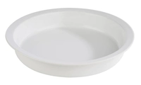 Bac supérieur en porcelaine rond Ø 39 cm, H: 6 cm,  4.3 L, pour Chafing Dish ronds, sans séparation_1