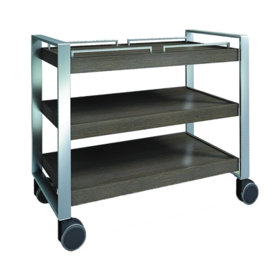 Servierwagen Wenge-Dekor, 115 x 53.5 cm, H: 97 cm, Einlegeböden beschichtet in Holzdekor_1