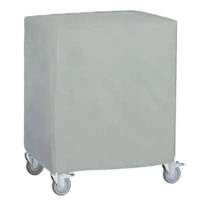 Housse de protection imperméable p. station de service, PVC, 83 x 54 cm, H: 82 cm, gris