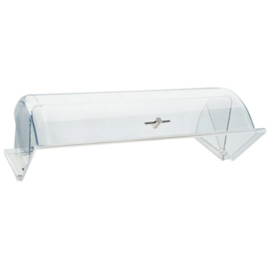 Rolltop-Haube transparent,Kreuzgriff Chrom,GN 1/1 _1