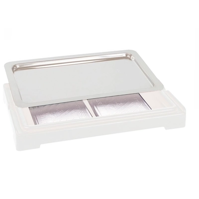 GN 1/1 Présentoir buffet réfriére Top Fresh, blanc Set: 1 Box, 2 accus + 1 plateau GN 1/1_1