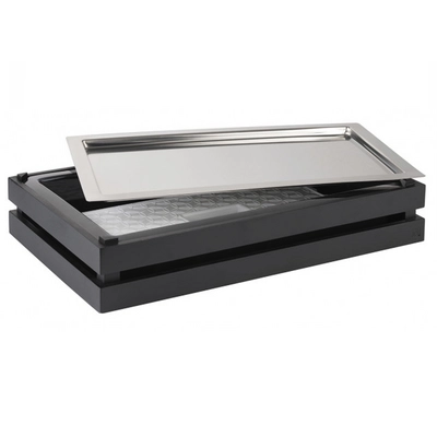 GN 1/1 Einsatz Superbox, 53 x 32.5 cm, H. 8.5 cm, Polystyrol, schwarz_2