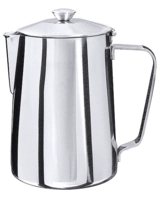 Kaffeekrug CNS 18/10 mit Deckel, 0.60l, H: 13 cm _1