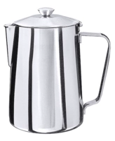 Kaffeekrug CNS 18/10 mit Deckel, 1.0 l, H: 15 cm _1