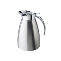 Cruche isolante en inox, 1 l, H: 19.5 cm 