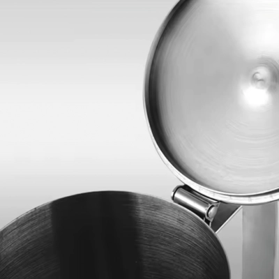 Kaffeekanne CNS 18/10 mit Deckel, H: 10.5cm, 0.3 l _2