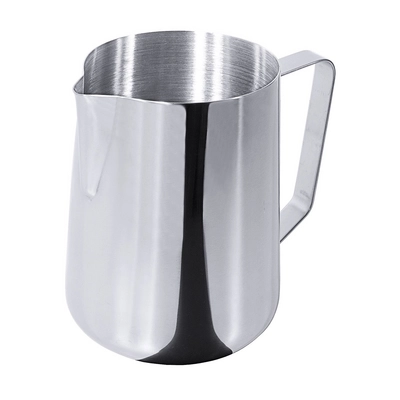 Milch- / Wasserkanne, 2l, H: 18 cm aus Edelstahl 18/10, hochglänzend_1