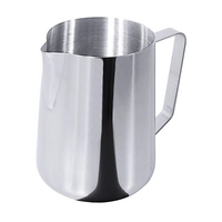 Milch- / Wasserkanne, 2l, H: 18 cm aus Edelstahl 18/10, hochglänzend