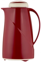 Isolierkanne Helios Wave, rot, 1.0 l H: 25.1 cm, 13.6 cm Ø, mit Qualitätsglaseinsatz_1