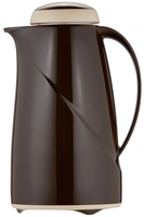 Isolierkanne Helios Wave, cappuccino, 1.0 l H: 25.1 cm, 13.6 cm Ø, mit Qualitätsglaseinsatz H: 25.1 cm, 13.6 cm Ø, mit Qualitätsglaseinsatz_1