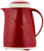 Isolierkanne Helios Wave Picco, rot, 0.3 l,  H: 19.1 cm, 12.8 cm Ø, mit Qualitätsglaseinsatz_1